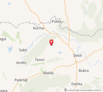 Map of Badikata, Odisha