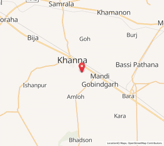 Map of Badinpur, Punjab