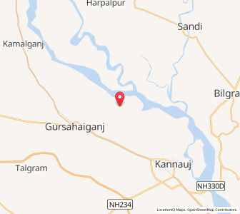 Map of Badnadpur, Uttar Pradesh
