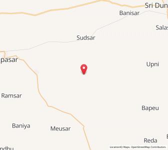 Map of Badno, Rajasthan