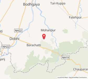 Map of Bagaha, Bihar