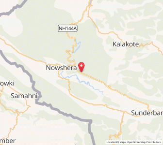 Map of Baganoti, Kashmir