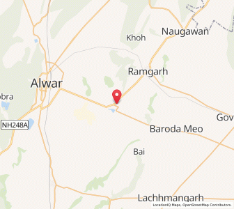 Map of Bagar Meo, Rajasthan