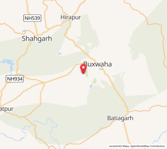 Map of Bagaraudha, Madhya Pradesh