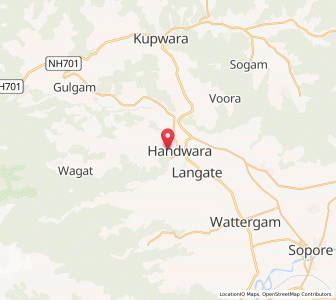 Map of Bagatpur, Kashmir