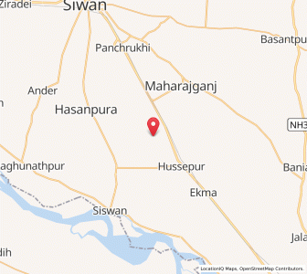 Map of Bagaura, Uttar Pradesh