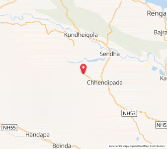 Map of Bagdia, Odisha