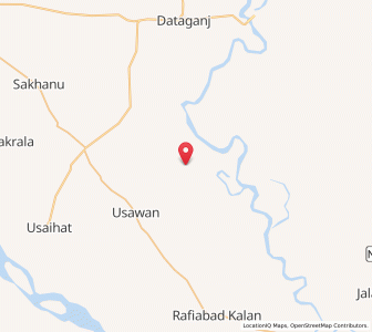 Map of Baghaura, Uttar Pradesh