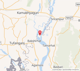 Map of Baghdokra, Assam