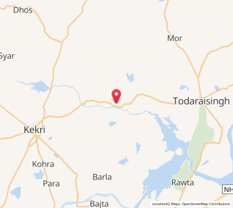 Map of Baghera, Rajasthan