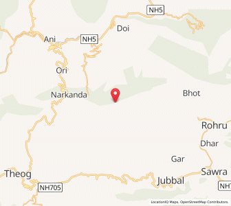 Map of Bagi, Himachal Pradesh