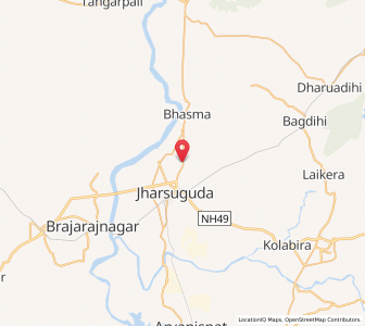 Map of Bagopara, Odisha