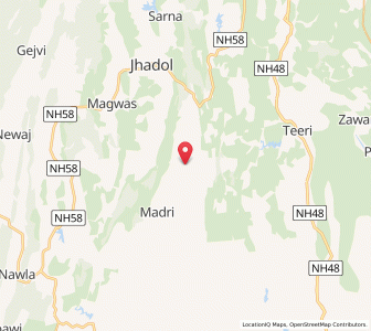 Map of Bagpura, Rajasthan