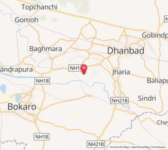 Map of Bagra, Rajasthan