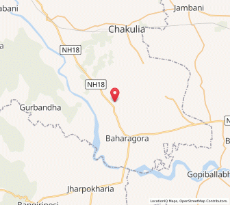 Map of Bagrachura, Jharkhand