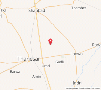 Map of Bagran, Haryana