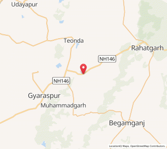 Map of Bagrod, Madhya Pradesh