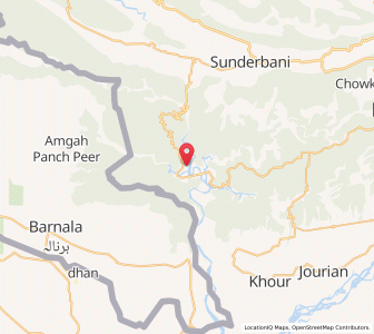 Map of Bagtan, Kashmir