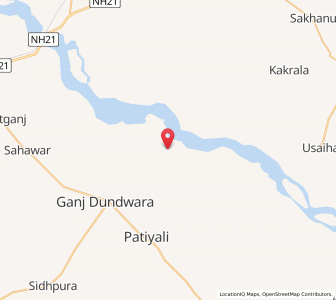 Map of Bagwas, Uttar Pradesh