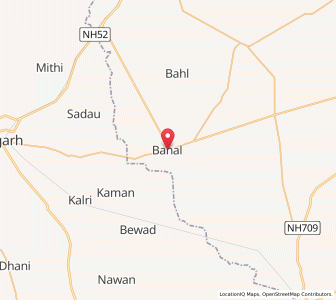 Map of Bahal, Haryana