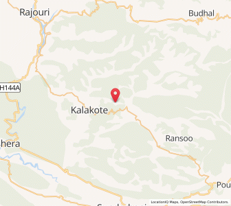 Map of Baherari, Kashmir