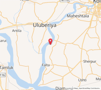 Map of Bahirkunji, West Bengal