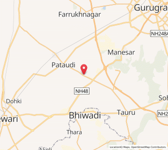 Map of Bahora, Haryana