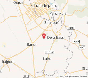 Map of Bahori, Punjab