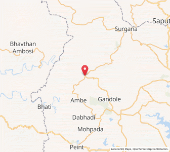 Map of Bahre, Maharashtra