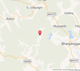 Map of Baibali, Odisha