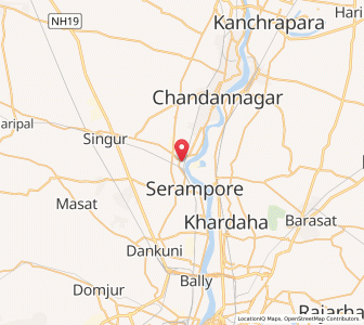 Map of Baidyabati, West Bengal