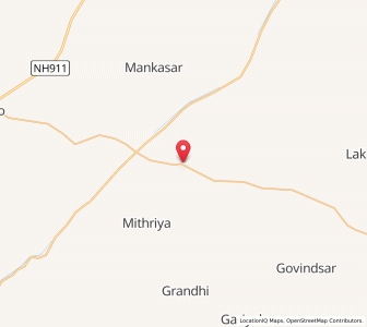 Map of Baiju, Rajasthan