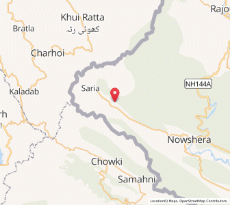 Map of Baikot, Kashmir