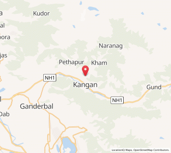 Map of Baimlun, Kashmir