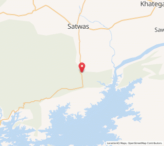 Map of Bain, Madhya Pradesh