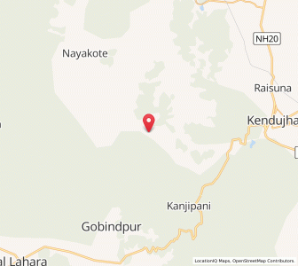 Map of Bainspar, Odisha