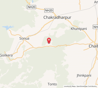 Map of Baipi, Jharkhand