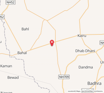 Map of Bairan, Haryana