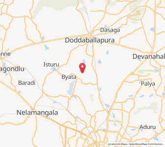Map of Bairapur, Karnataka