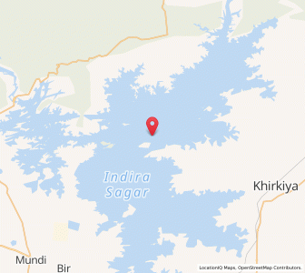 Map of Bairi, Madhya Pradesh