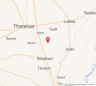 Map of Bairsal, Haryana