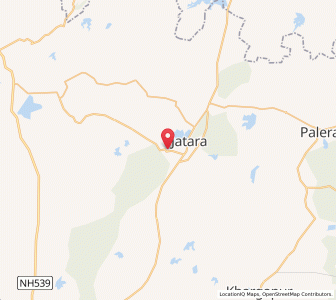 Map of Bairwar, Madhya Pradesh