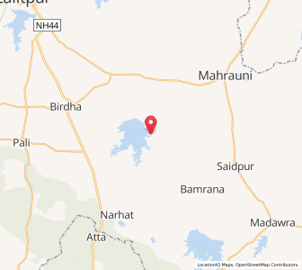 Map of Bairwara, Uttar Pradesh