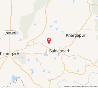 Map of Baisa, Madhya Pradesh