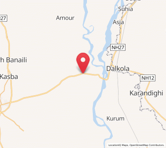 Map of Baisi, Bihar