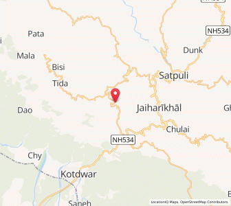 Map of Baisogi, Uttarakhand