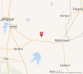 Map of Bajarra, Uttar Pradesh