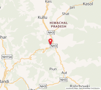 Map of Bajaura, Himachal Pradesh