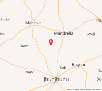 Map of Bajla, Rajasthan