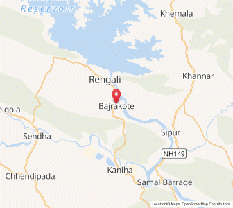 Map of Bajrakot, Odisha